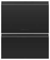 Fisher & Paykel 82888 Black Glass Door Panels for Integrated Double DishDrawer Recessed handle