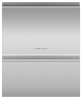 Fisher & Paykel 82886 Stainless Steel Door Panels for Integrated Double DishDrawer Recessed handle