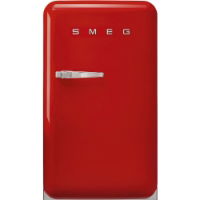 Smeg 50s Style Red Small Right Hand Hinged Home Bar Fridge