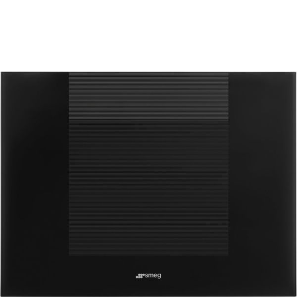 Smeg 45cm Height Linea Wine Cooler with Reversible Hinge Pure Black