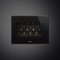 Smeg 45cm Height Dolce Stil Novo Wine Cooler Reversible Hinge