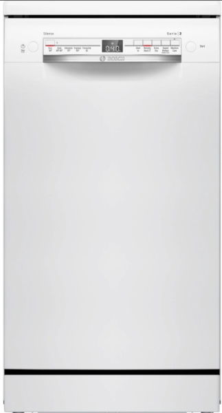 Bosch Series 2 Freestanding 45cm Slimline Dishwasher White