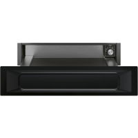 Smeg 15cm Height Victoria Warming Drawer Black