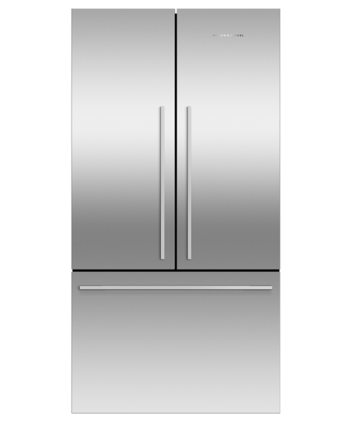 Fisher & Paykel 26687 Series 7 900mm French Door Plumbed-In American Fridge Freezer Stainless Steel