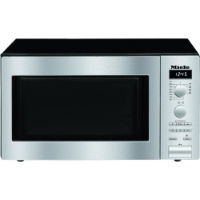 Miele Freestanding, 80-900W Microwave, 800W Grill Clean Steel 26 litre capacity