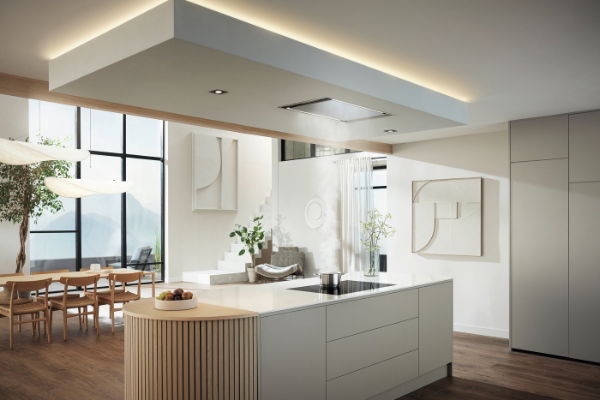 Miele 880mm x 500mm Stella Ceiling Extractor, Stainless Steel, A++ Rated