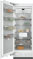Miele 30" wide freezer with ice maker, left hinge, E energy rating