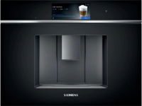 Siemens iQ700 Compact 45cm Coffee Centre Black with steel trim